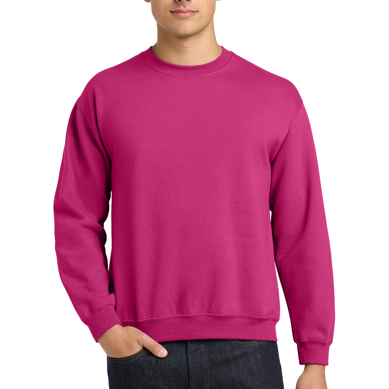 Gildan Crewneck Sweatshirt, Blank Heavy Blend Fleece Pullover
